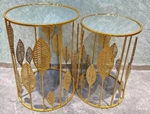 Стол журнальный 2 шт. 55*37.5*37.5CM, 50*33*33CM  мод.15A3001 (ВИ)