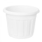 Горшок для цветов М м/п белый