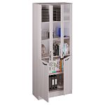 Стеллаж полузакрытый со стеклом КУЛ-124 800*350*2000Н