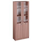 Стеллаж полузакрытый со стеклом КУЛ-124 800*350*2000Н